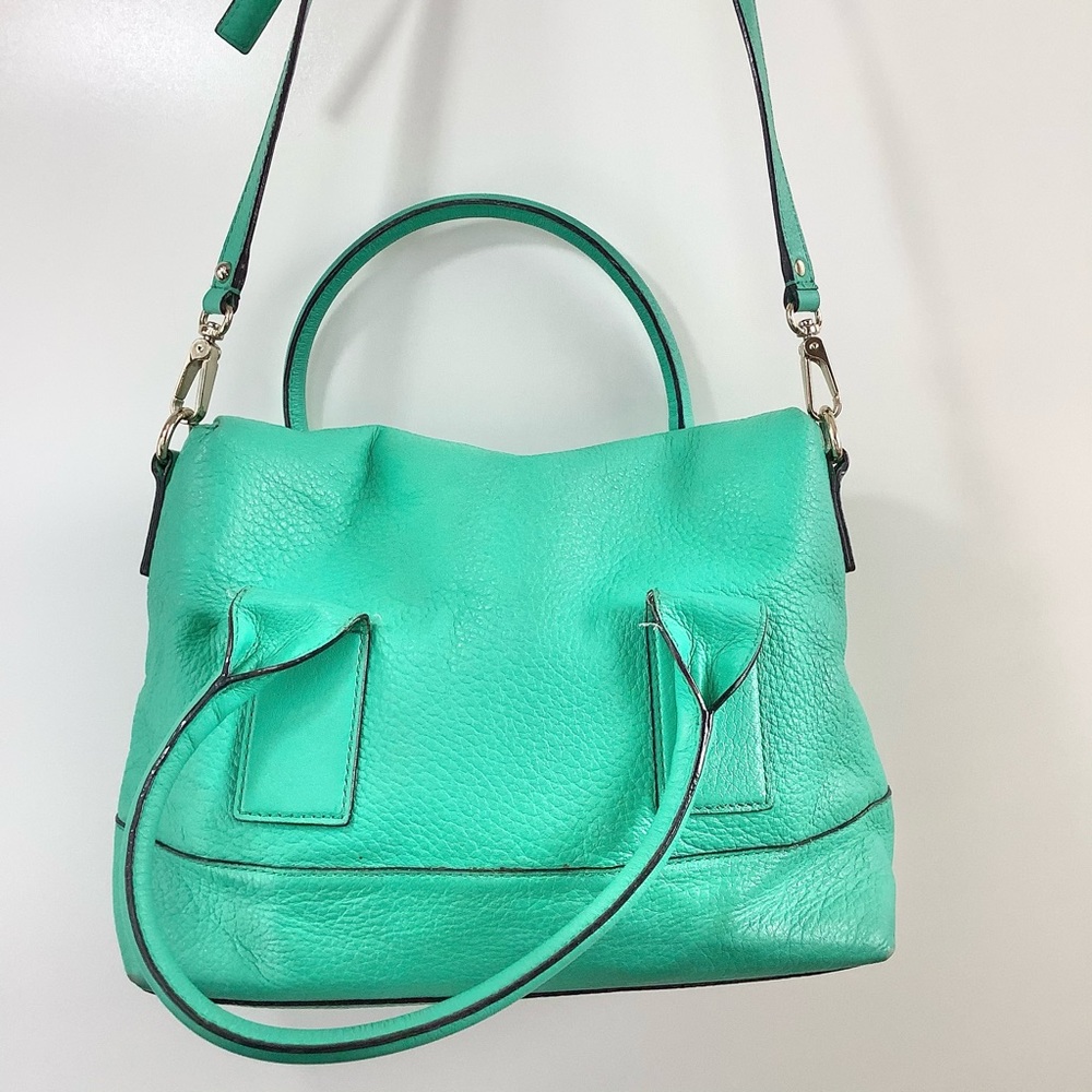 KATE SPADE Large Fold Over Pop Color Purse - Picture 8 of 16